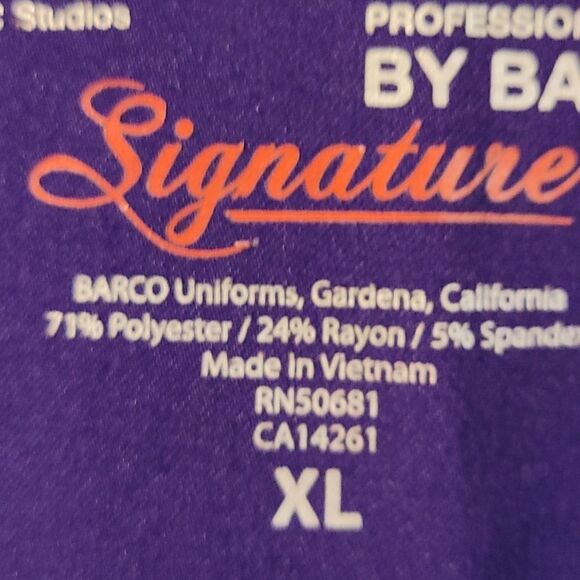 Purple greys 💜 anatomy scrub top XL - Picture 5 of 5